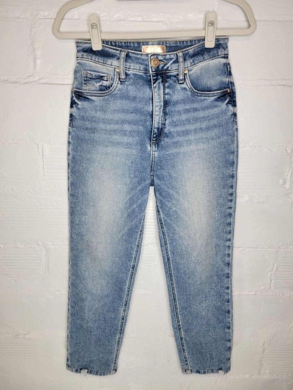 Kut From The Kloth Women's Size 0 Jeans Naomi Fab Ab Crop Straight Leg